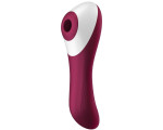 Стимулятор із вібрацією Satisfyer Dual Crush Wine Red 