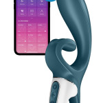 Вибратор кролик Satisfyer Hug Me Bluegrey