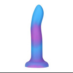 Светящийся в темноте фаллоимитатор ADDICTION - Rave - 8  Glow in the Dark Dildo - Blue Purple