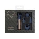 Вибромассажер Pillow Talk Secrets Desires 6-Piece Mini Massager Set - Navy