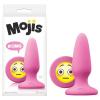 Силиконовая анальная пробка с кристаллом в виде смайлика NS Novelties Mojis Plug #OMG Medium