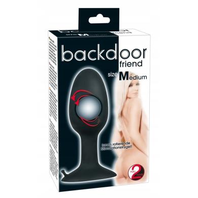 Анальная пробка с шариком Backdoor Friend M