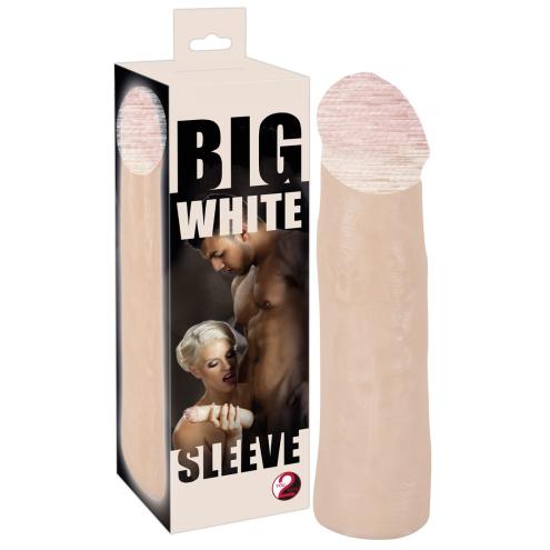 Насадка на член Big White Penis Sleeve