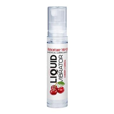 Рідкий вібратор Amoreane Med Liquid Vibrator Cherry (10 мл)