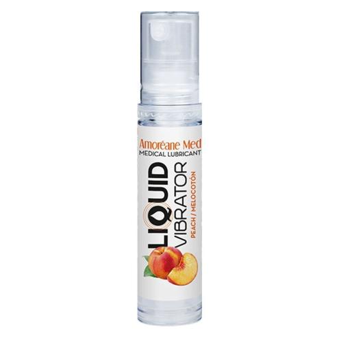 Жидкий вибратор Amoreane Med Liquid Vibrator Peach (10 мл)