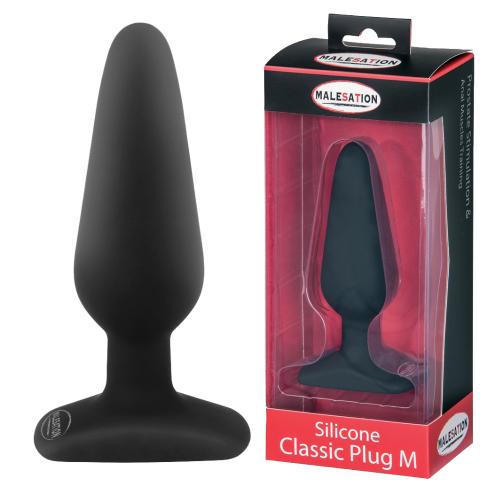 Анальна пробка MALESATION Silicone Classic Plug M