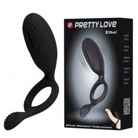 Эрекционное кольцо с вибрацией Pretty Love Ethel - 1