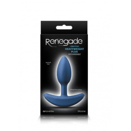 Утяжеленная анальная пробка с вибрацией NSNovelties Renegabe Heavyweight Plug - 1