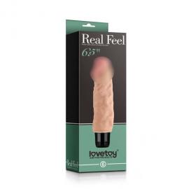 Реалістичний вібратор - 6,5  Real Feel Vibrator 6 Flesh - 1