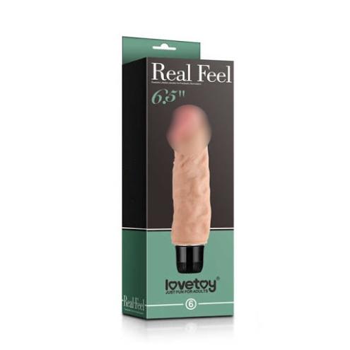 Реалистичный вибратор - 6,5  Real Feel Vibrator 6 Flesh