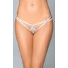 Жіночі стрінги - G-String 2477, white, S/L