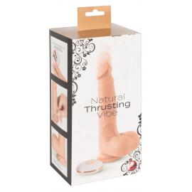 Реалістичний вібратор із пульсацією - Natural Thrusting Vibe - 4