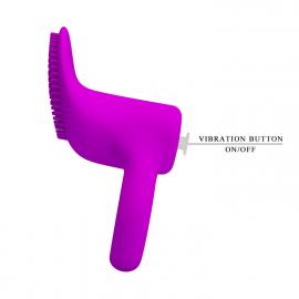 Насадка із вібрацією Pretty Love Cobra Penis Ring Vibrating Purple - 4