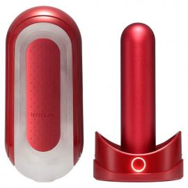 Мастурбатор з нагрівачем Tenga Flip Zero Red + Flip Warming Set - 1