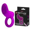 Насадка с вибрацией Pretty Love Cobra Penis Ring Vibrating Purple