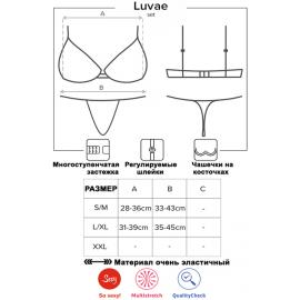 Комплект чорної білизни Luvae-set-год-L/XL - 5