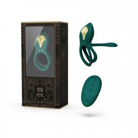 Смартэрекционное кольцо Zalo BAYEK Turquoise Green - 7