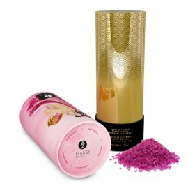 Сіль для ванни, що піниться Shunga Dead Sea salt Oriental Crystals — Rose Petal (500 г), сіль Мертвого моря - 3