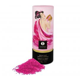 Сіль для ванни, що піниться Shunga Dead Sea salt Oriental Crystals — Rose Petal (500 г), сіль Мертвого моря - 4