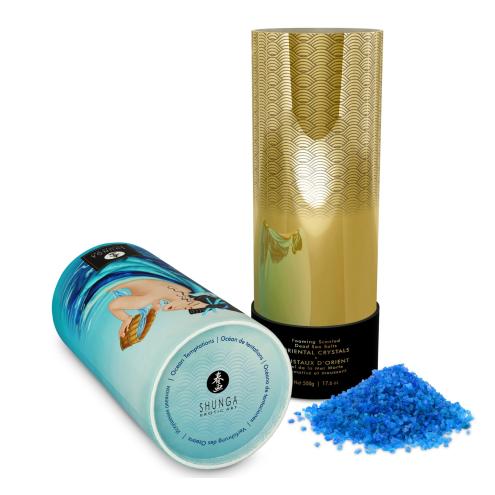 Пенящаяся соль для ванны Shunga Dead Sea salt Oriental Crystals — Ocean Temptations, 500 г