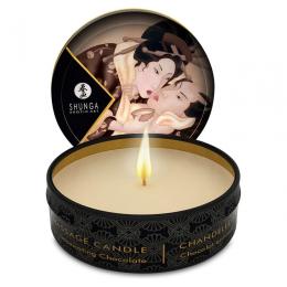 Массажная свеча Shunga MINI MASSAGE CANDLE - Intoxicating Chocolate (30 мл)