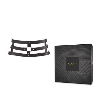 Портупея-пояс Bijoux Indiscrets MAZE - Wide Belt and Restraints Black