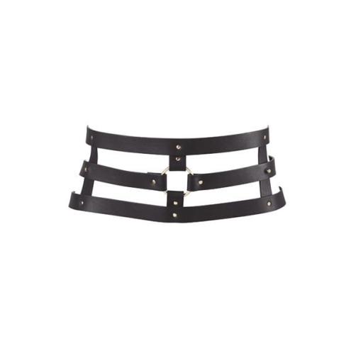 Портупея-пояс Bijoux Indiscrets MAZE - Wide Belt and Restraints Black