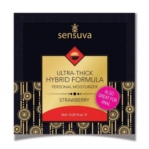 Пробник Sensuva - Ultra-Thick Hybrid Formula Strawberry (6 мл)