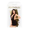 Мини платье Penthouse Heart Rob L/XL Black, хомут, глубокое декольте, миниатюрные стринги