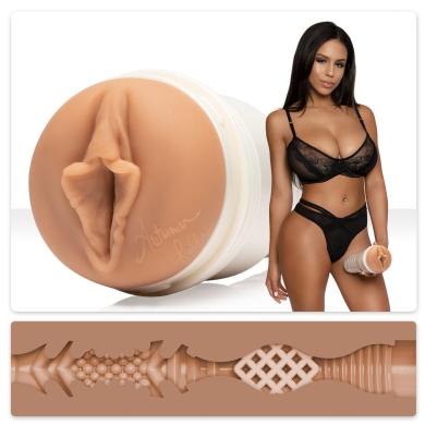 Мастурбатор Fleshlight Girls: Autumn Falls - Cream, зі зліпком вагіни, дуже ніжний