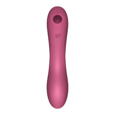 Вакуумний стимулятор із вібрацією Satisfyer Curvy Trinity 3 Red