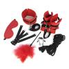 Набор БДСМ Art of Sex - Soft Touch BDSM Set, 9 предметов, Красный