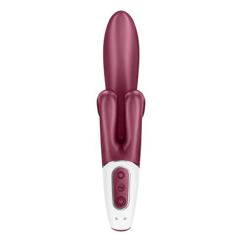 Вибратор-кролик Satisfyer Touch Me Red, двойной отросток, 3 мощных мотора