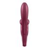 Вибратор-кролик Satisfyer Touch Me Red, двойной отросток, 3 мощных мотора