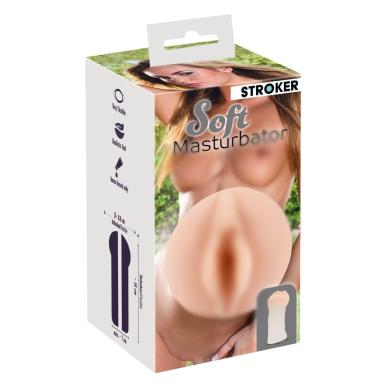 Мастурбатор у компактному футлярі, Soft Masturbator Stroker Flesh