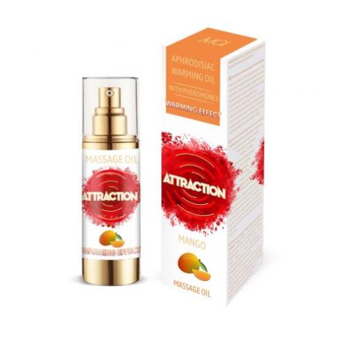 Масажне масло, що розігріває, з феромонами MAI PHEROMON MASSAGE OIL - MANGO (75 мл)