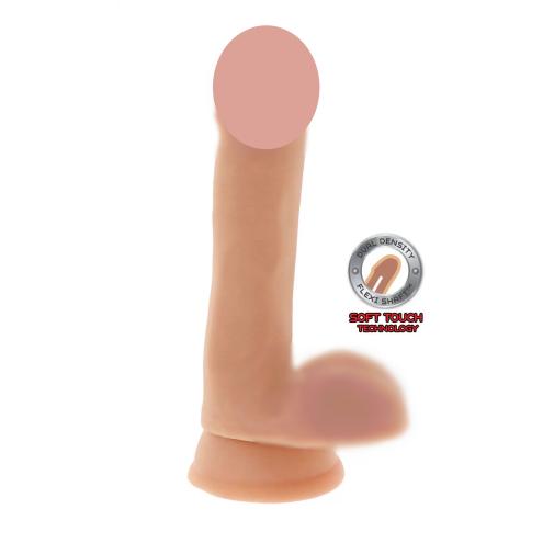 ToyJoy Get Real Dual Density Dildo 6 in. Balls - реалистичный фаллоимитатор