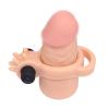 Удлиняющая насадка на пенис Pleasure Extender Sleeve Vibro Flesh