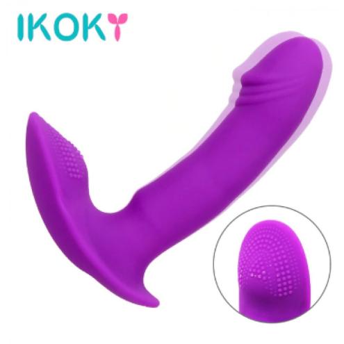 Вибратор силиконовый IKOKY фиолетовый