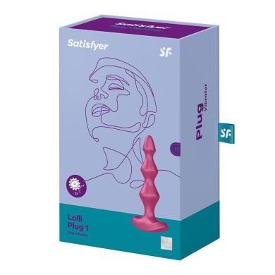 Анальний стимулятор-намистинки з двома моторами Satisfyer Lolli-Plug 1