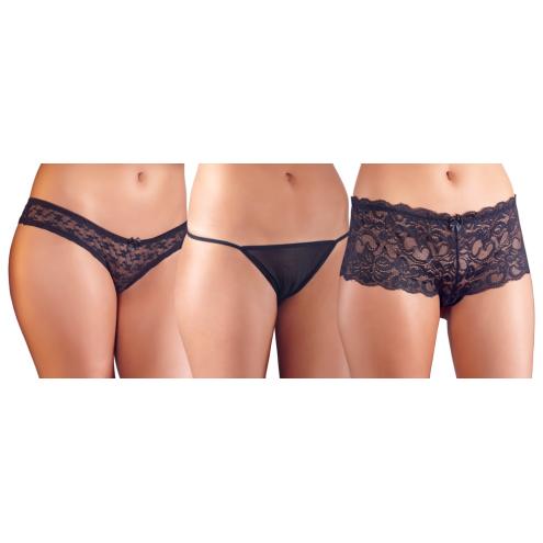 Женские трусики 2310279 Briefs Set Black  S