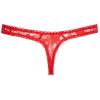 Женские стринги Cottelli Collection Lace G-string red M