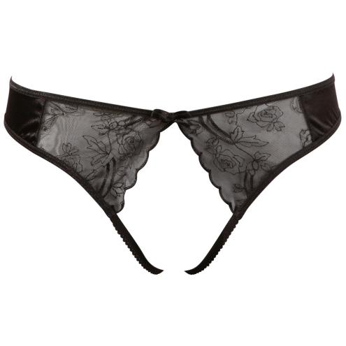 Женские стринги - Cotelli Collection 2320126 Basic String - black S