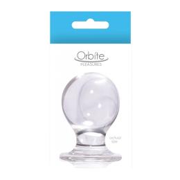 Большая анальная пробка Orbite Large Clear