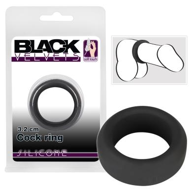 Ерекційне кільце Black Velvets Cock Ring, 3.2 см