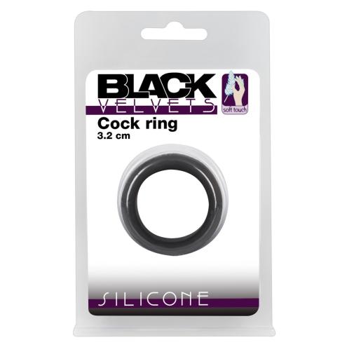 Эрекционное кольцо Black Velvets Cock Ring, 3.2 см