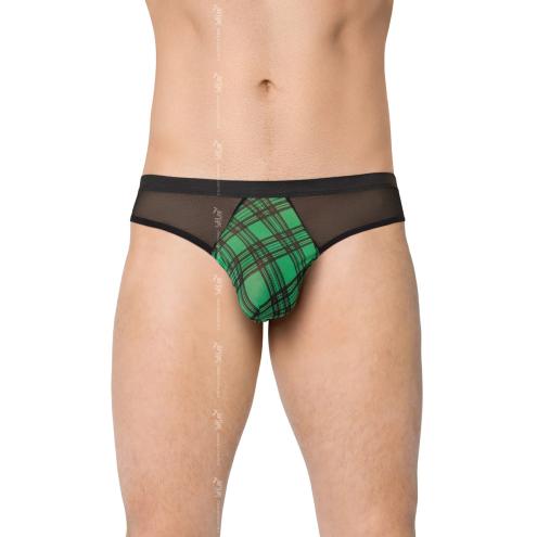 Мужские стринги - Mens Briefs 4524, green, M/L