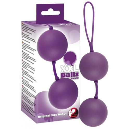 Вагінальні кульки - XXL Balls, purple