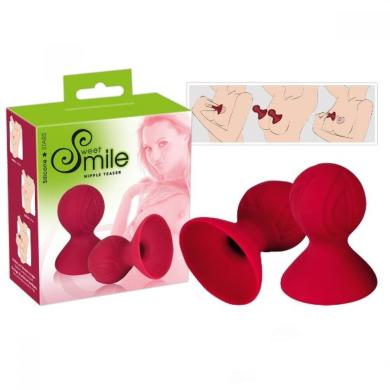 Женская вакуумная помпа Sweet Smile Nipple Teaser Red для сосков 