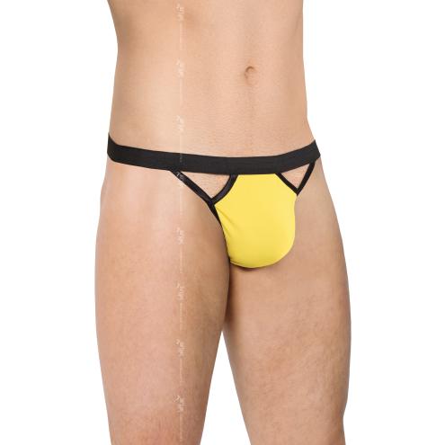 Мужские стринги - Mens Thong 4530, yellow, OneSize